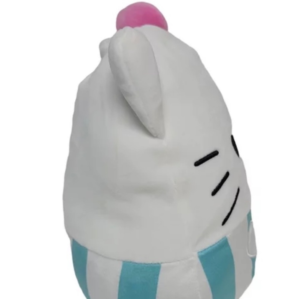 NWT 8” Hello Kitty Hamburger Sanrio Collectible Plush Kellytoy Squishmallow - Picture 4 of 5